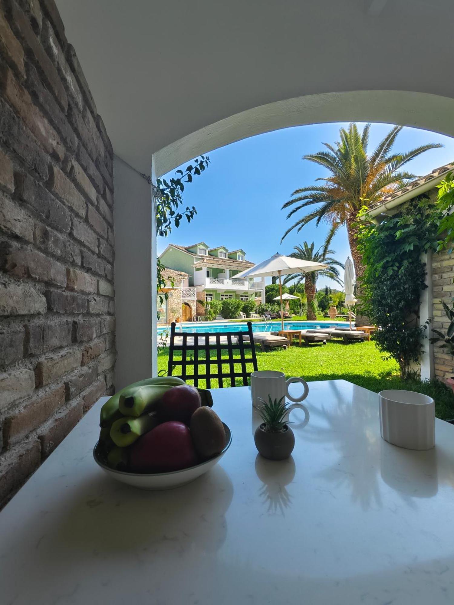 Aparthotel Valentino Corfu Ypsos Exterior foto